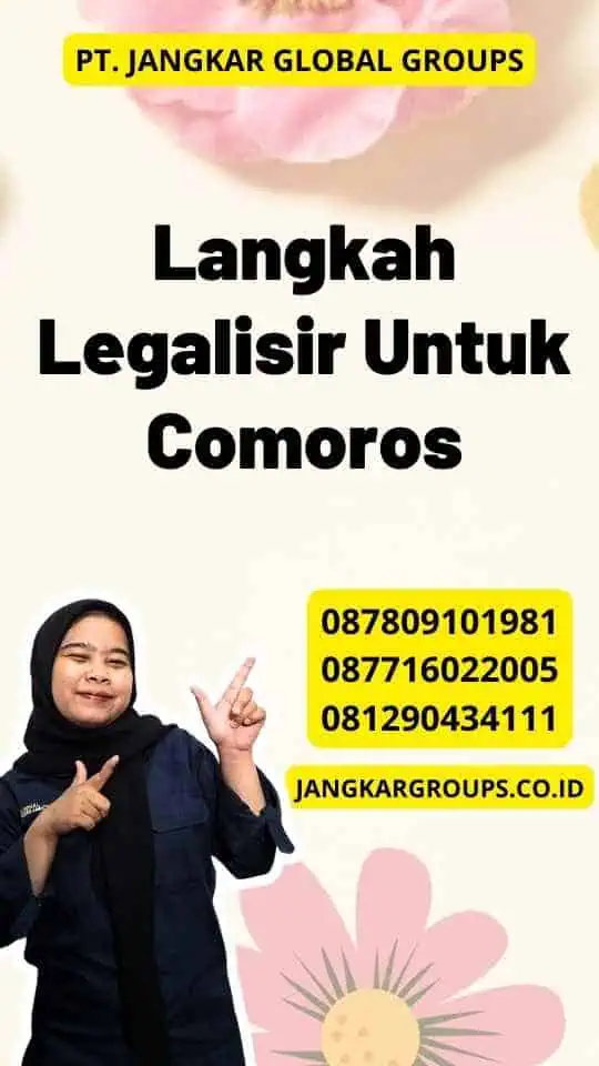 Langkah Legalisir Untuk Comoros