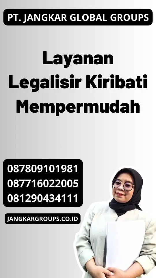 Layanan Legalisir Kiribati Mempermudah