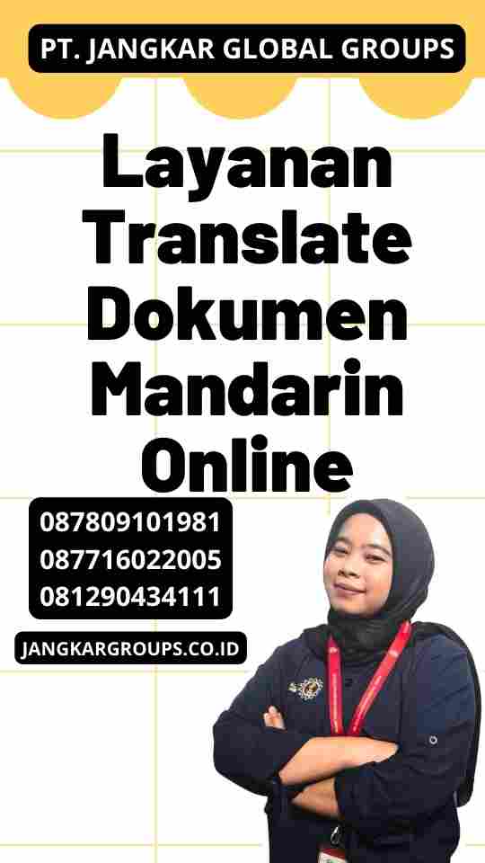 Layanan Translate Dokumen Mandarin Online