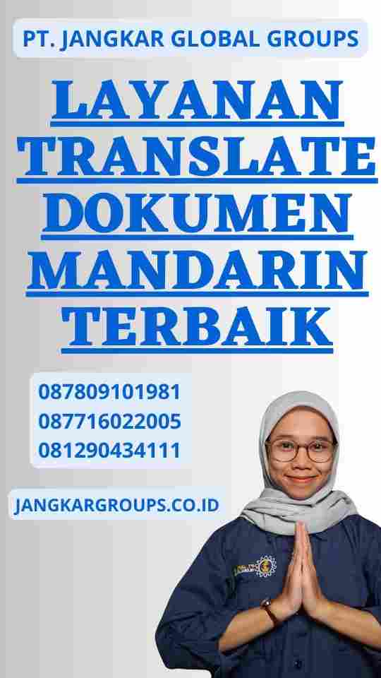 Layanan Translate Dokumen Mandarin Terbaik