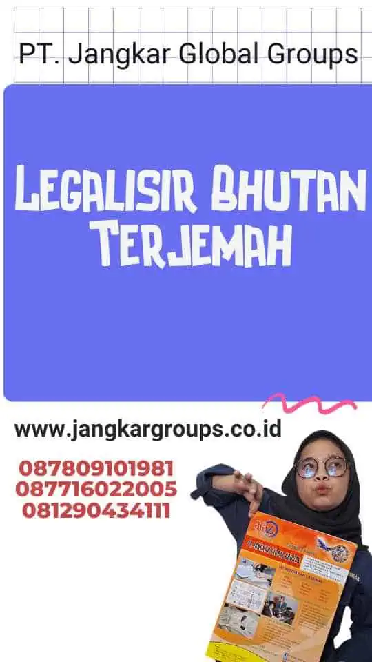 Legalisir Bhutan Terjemah