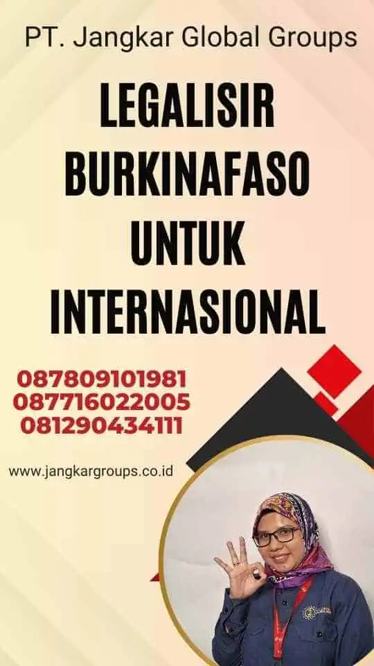 Legalisir Burkinafaso Untuk Internasional