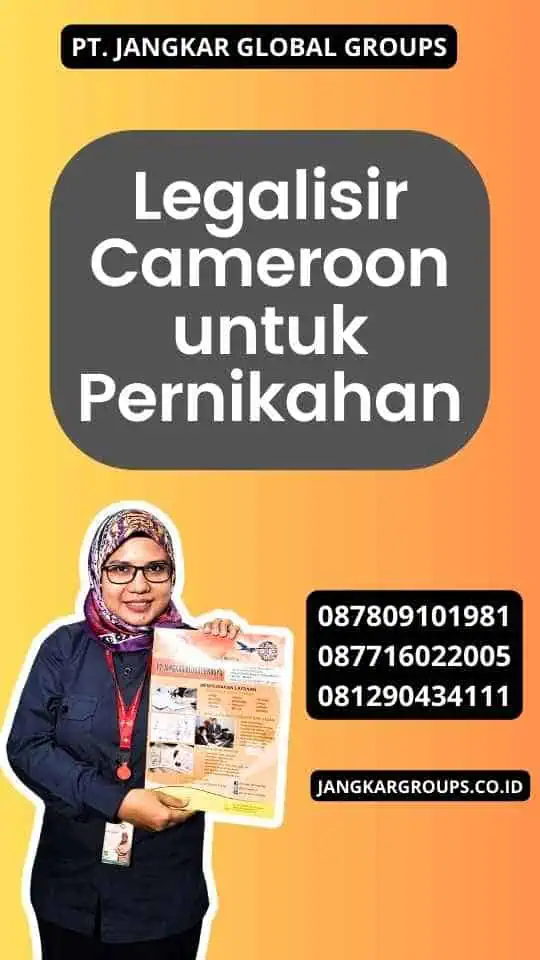 Legalisir Cameroon untuk Pernikahan