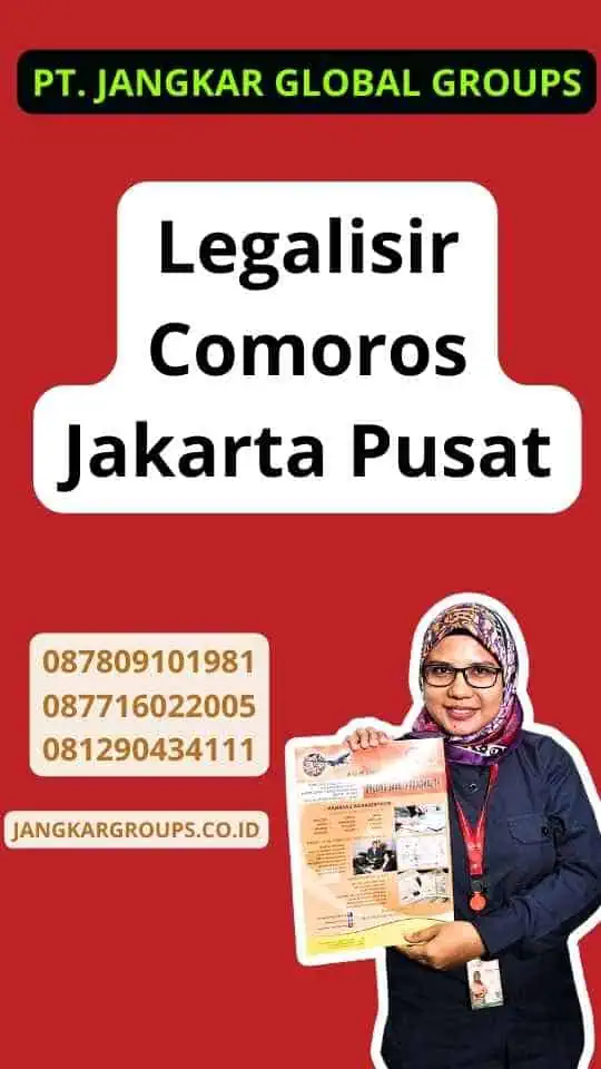 Legalisir Comoros Jakarta Pusat