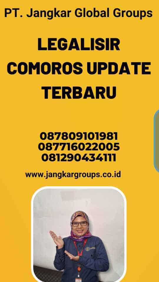 Legalisir Comoros Update Terbaru