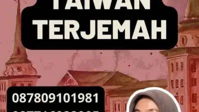 Legalisir Taiwan Terjemah