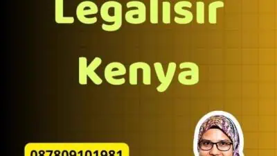 Mekanisme Legalisir Kenya