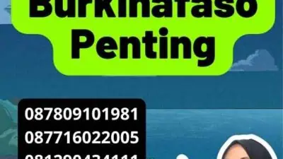 Mengapa Legalisir Burkinafaso Penting