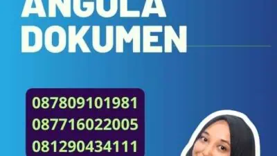 Pengurusan Legalisir Angola Dokumen