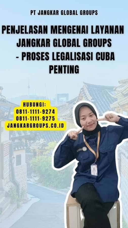 Penjelasan Mengenai Layanan Jangkar Global Groups - Proses Legalisasi Cuba Penting