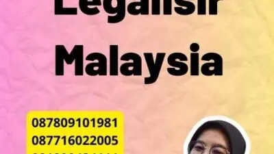 Perbedaan Legalisir Malaysia