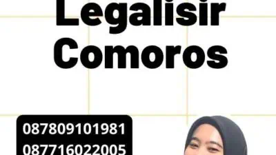 Persyaratan Legalisir Comoros