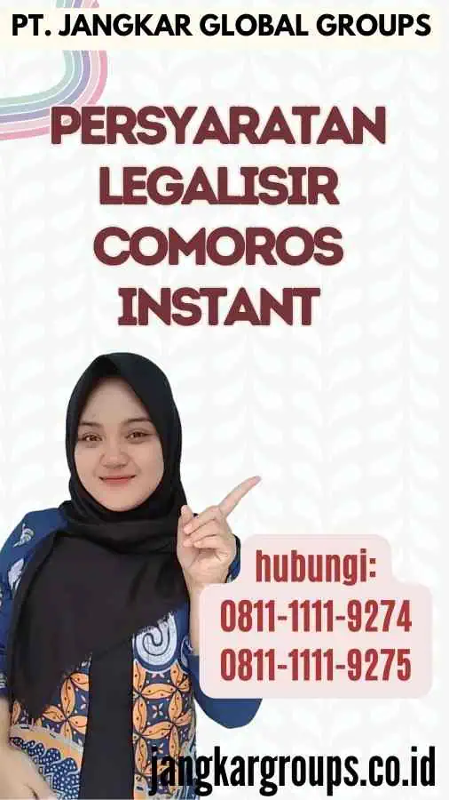 Persyaratan Legalisir Comoros Instant