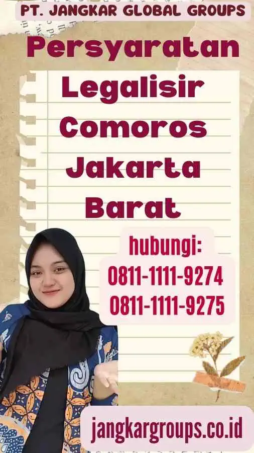 Persyaratan Legalisir Comoros Jakarta Barat