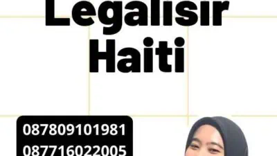 Persyaratan Legalisir Haiti