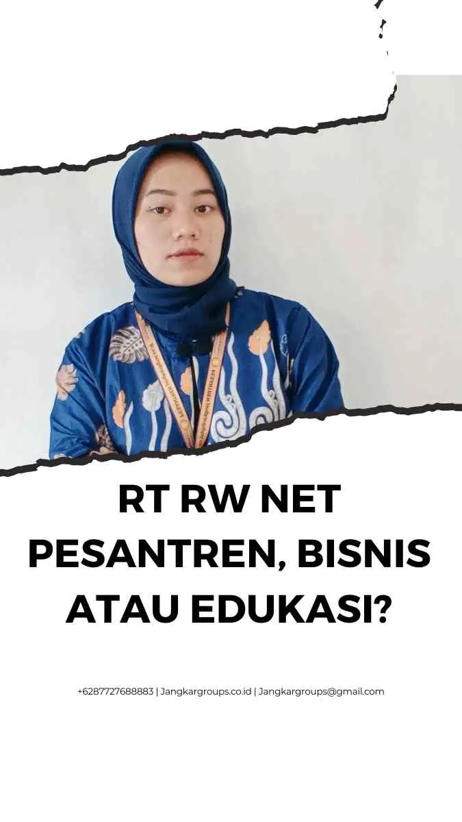 RT RW NET Pesantren, Bisnis atau Edukasi