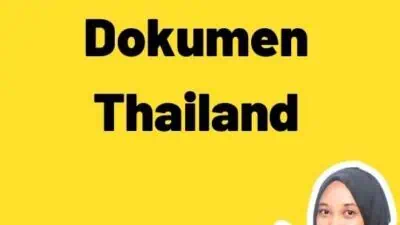 Syarat Legalisir Dokumen Thailand