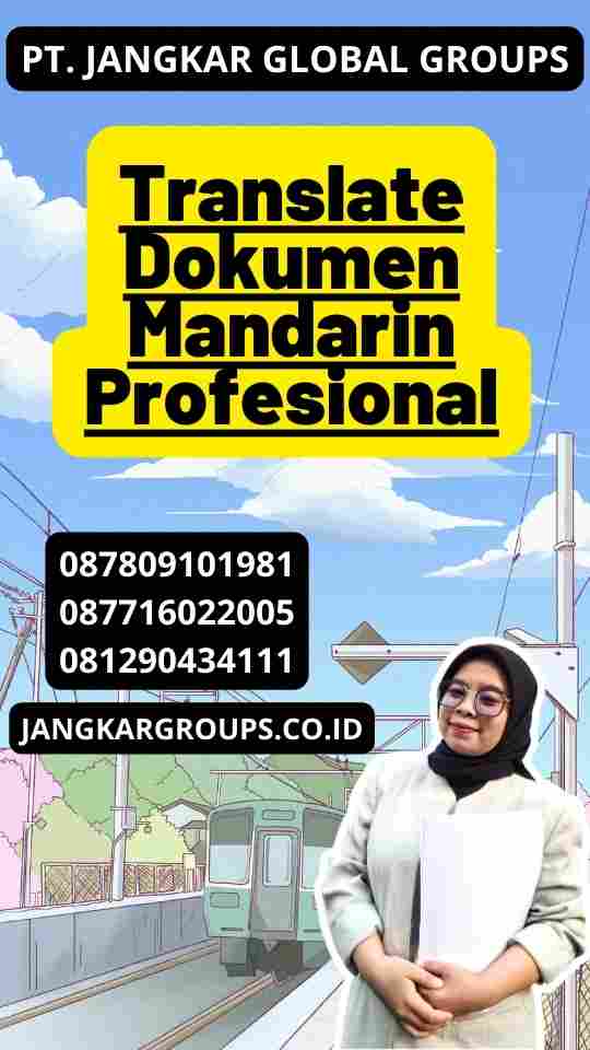 Translate Dokumen Mandarin Profesional