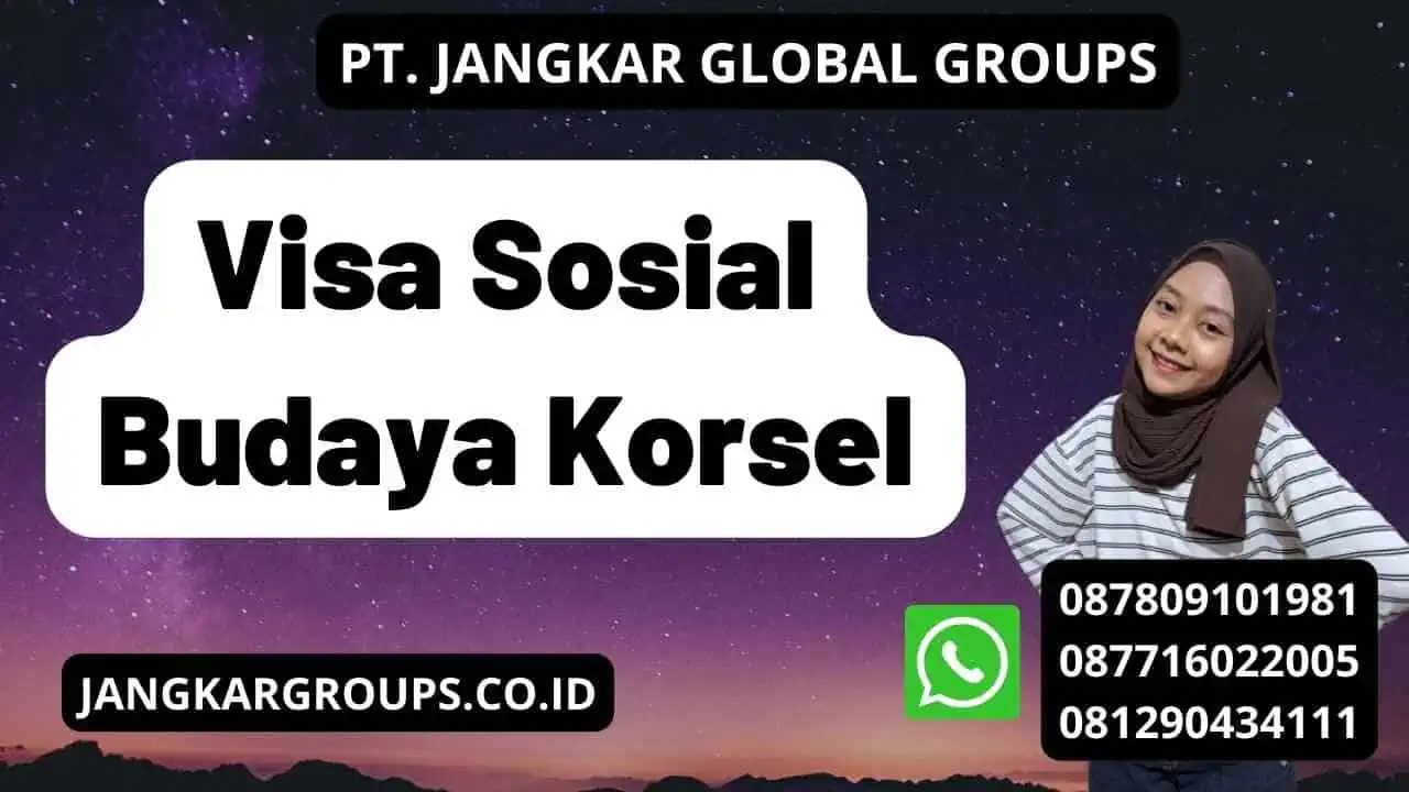 Visa Sosial Budaya Korsel