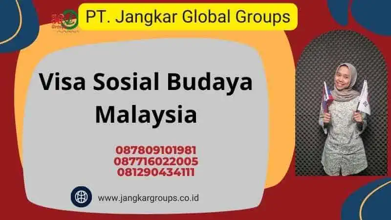 Visa Sosial Budaya Malaysia