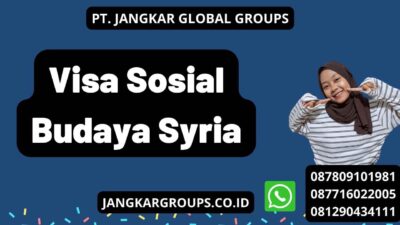 Visa Sosial Budaya Syria