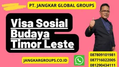 Visa Sosial Budaya Timor Leste