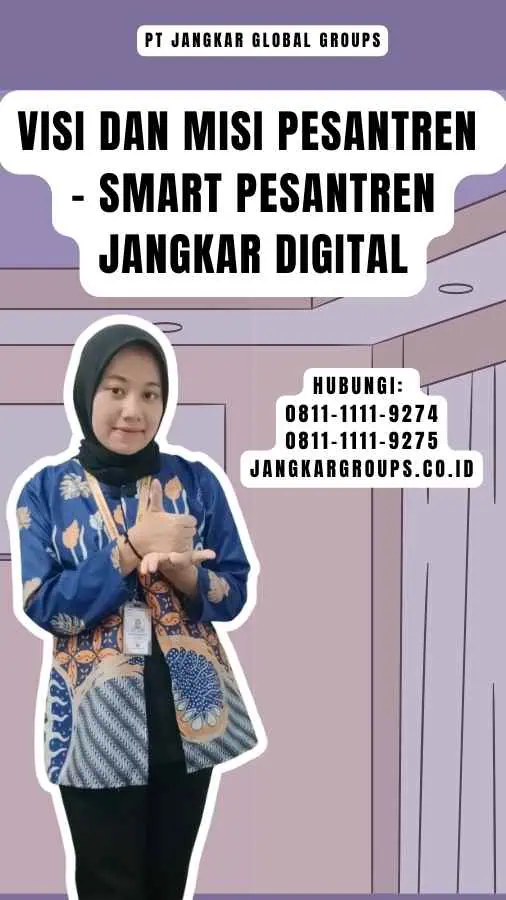 Visi dan Misi Pesantren - Smart Pesantren Jangkar Digital