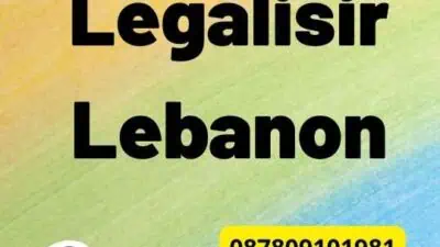 Cap Legalisir Lebanon