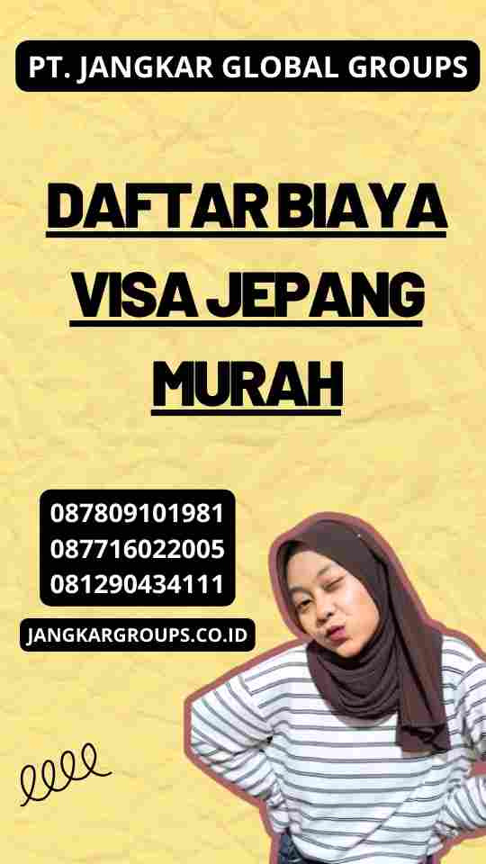 Daftar Biaya Visa Jepang Murah