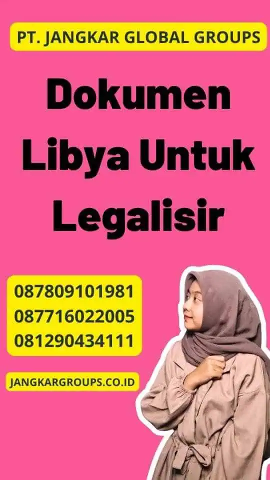 Dokumen Libya Untuk Legalisir