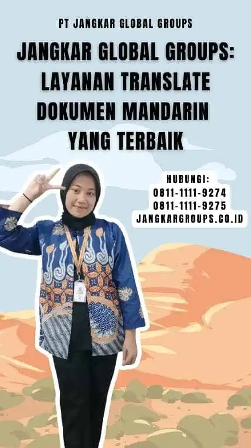 Jangkar Global Groups Layanan Translate Dokumen Mandarin yang Terbaik