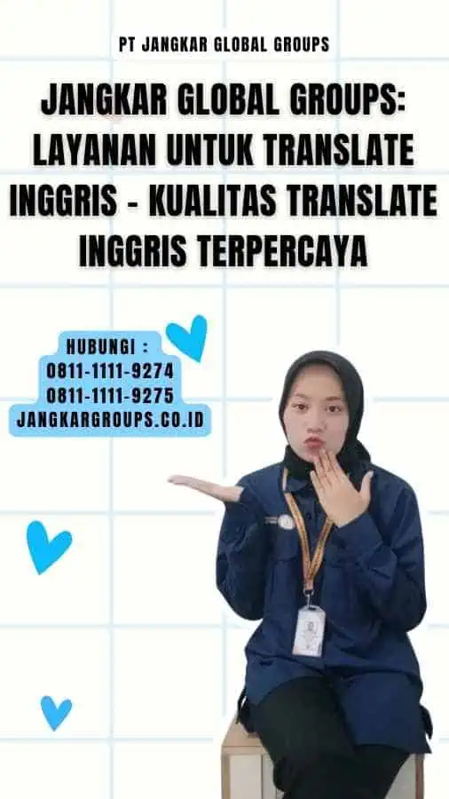 Jangkar Global Groups Layanan untuk Translate Inggris - Kualitas Translate Inggris Terpercaya