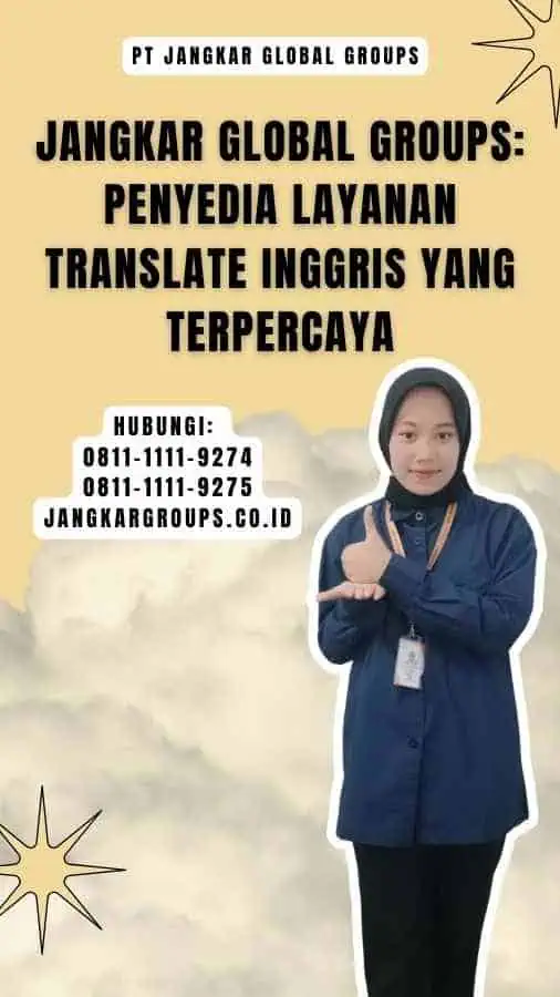 Jangkar Global Groups Penyedia Layanan Translate Inggris yang Terpercaya