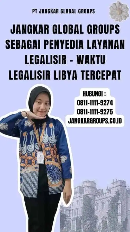 Jangkar Global Groups sebagai Penyedia Layanan Legalisir - Waktu Legalisir Libya Tercepat