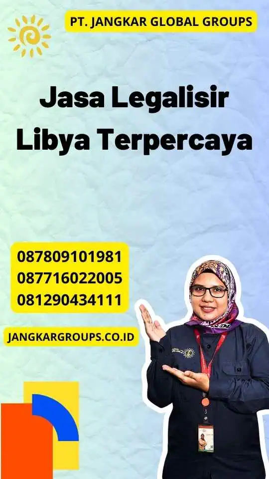 Jasa Legalisir Libya Terpercaya