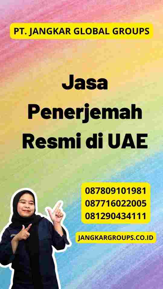 Jasa Penerjemah Resmi di UAE