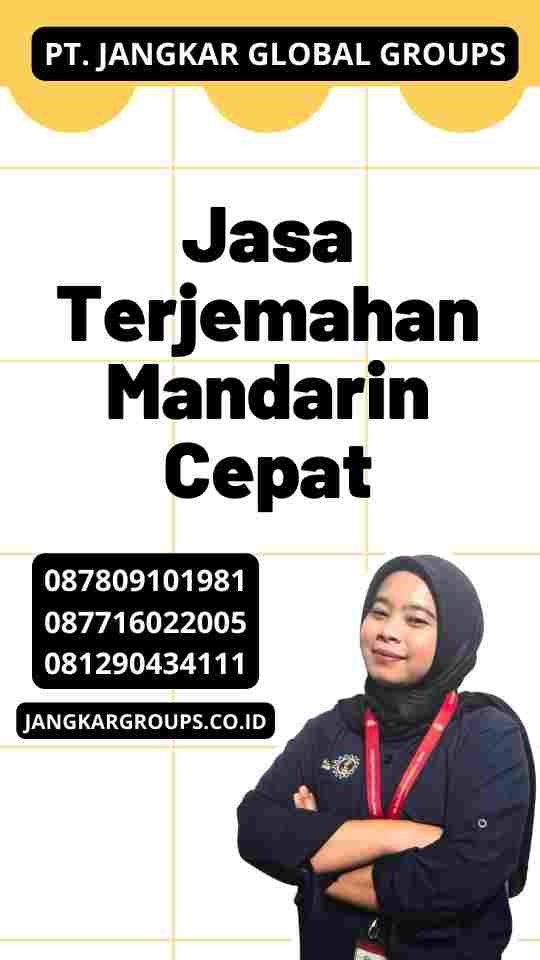 Jasa Terjemahan Mandarin Cepat