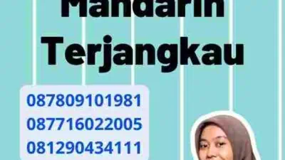 Jasa Terjemahan Mandarin Terjangkau