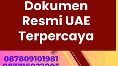 Jasa Translate Dokumen Resmi UAE Terpercaya