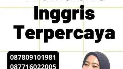 Jasa Translate Inggris Terpercaya