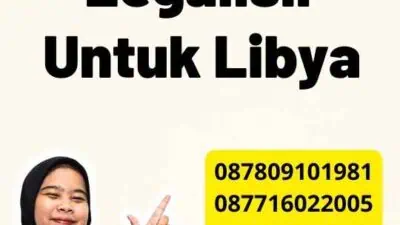 Langkah Legalisir Untuk Libya