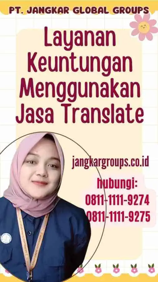 Layanan Keuntungan Menggunakan Jasa Translate