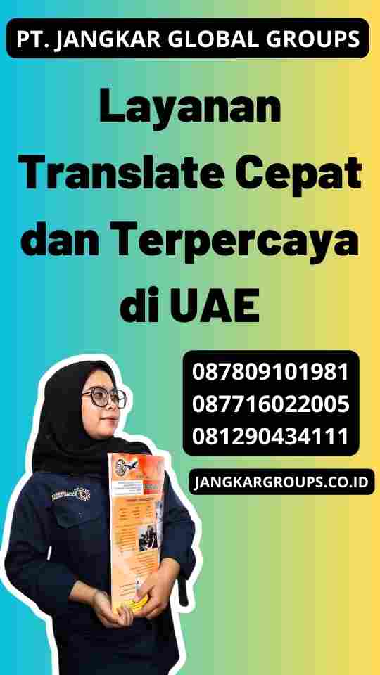 Layanan Translate Cepat dan Terpercaya di UAE