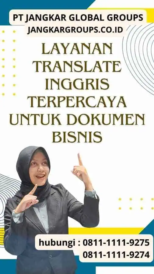 Layanan Translate Inggris Terpercaya untuk Dokumen Bisnis