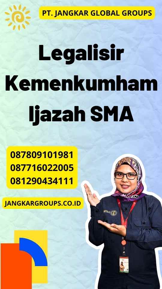 Legalisir Kemenkumham Ijazah SMA