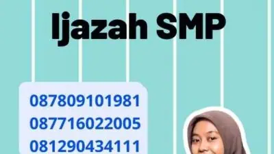 Legalisir Kemenkumham Ijazah SMP