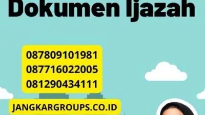 Legalisir Kemenlu Dokumen Ijazah