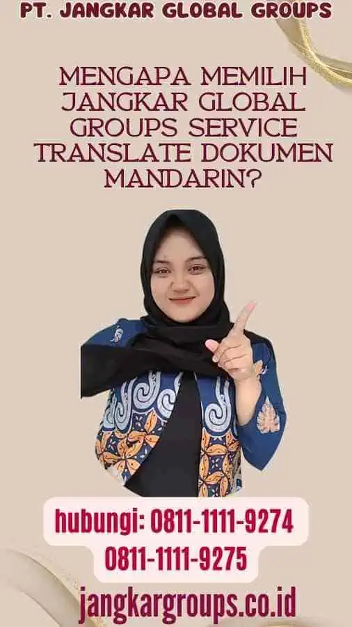 Mengapa Memilih Jangkar Global Groups Service Translate Dokumen Mandarin