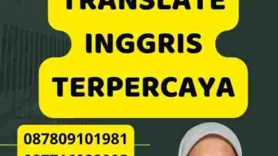 Menggunakan Translate Inggris Terpercaya