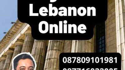 Mengurus Legalisir Lebanon Online